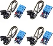 4Pcs DHT11 Temperature and Relative Humidity Sensor Module for Arduino DIY Kit with led