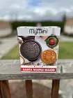 Waffle Maker My Mini Santa Red Non-Stick 5" Plate Compact Holiday Nostalgia NEW