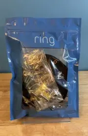 Ring Smart Lighting Floodlight Wired Mounting Kit Pack Black ~ Brand New Sealed