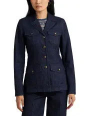 [Lauren Ralph Lauren] Denim Blazer in Blue