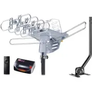 NEXTGEN Ready Amplified Antenna - 360° Rotation, Dual Outputs & Installation Kit