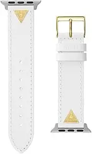 [GUESS] Watches Apple Watch Band White Leather Strap 38mm-40mm for Apple Watch