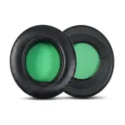 2-pack Razer Blackshark V2 Headset Sponge Case - Ellipse Lambskin Green Net