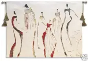 Cirque Contemporary Wall Tapestry Abstract Figurative