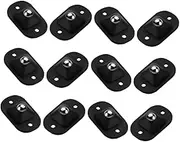 Mipcase 12Pcs Self Adhesive Caster Wheels Rotating Swivel Rollers for Appliances Storage Boxes and Furniture Low Noise Scratch Design