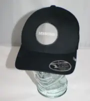 Travis Mathew MEIOMI 110 Flexfit Tech Black Adj Cruz Trucker Mesh Hat Cap OS NEW