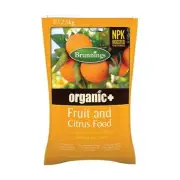 WA NEW Brunnings Organic+ Fruit And Citrus Fertiliser 2.5kg