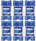 6x Gillette Endurance Arctic Ice Anti-perspirant Deodorant Clear Gel Stick 6x70m