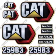 Fits Caterpillar 259B3 Decal Kit Skid Steer - (Custom) - 7 YEAR 3M VINYL!