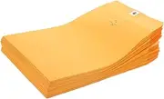 JEWEDECO Invitation Envelopes Buckle Closure 100pcs Letter Size White Self-Seal Mailing Envelopes