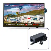 Englaon 22’’ Full HD Smart 12V TV With Built-in DVD Player & Chromecast & Bluetoot