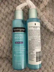 2 Neutrogena HydroBoost Cleanser Gelee Milk + FREE Manicare Make Up Remove Towel