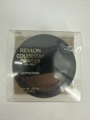 Discontinued Revlon Colorstay Powder Oil-Free Cappuccino Full Size 0.43 oz NEW