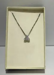 Florence Henderson Bella Luce Sterling Silver .99ctw 3 Stone Pendant #30036219