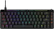 ROG Falchion Ace HFX 65% gaming keyboard with ROG HFX magnetic switches, rapid trigger toggle, 8000 Hz polling rate, three-layer dampening foam, silicone gasket mount, touch panel and protective cover