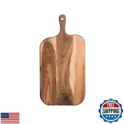 JF JAMES.F Serving Board, Acacia Wood Cutting Board with Handle Wooden Cheese