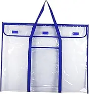 Oshhni Poster Board Storage Bag Portfolio Storage Bag Clear Large Capacity Bulletin Board Holder Folder Organizer for Scrapbook
