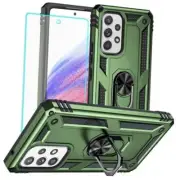 Samsung A53 5G Case, Galaxy A53 5G Case with HD Screen Protector, Army Green