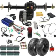 760mm Rear Axle 72v 1500W Differential Motor Wheels Assembly Go kart Golf Bike