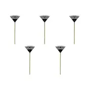 5x Homeleisure Standard Rake 48cm W/Handle Outdoor Garden DIY Hand Tool