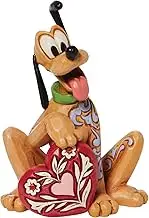 Disney Traditions Pluto Heart Mini Figurine