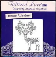 TATTERED LACE Cutting Die - ORNATE REINDEER - Christmas