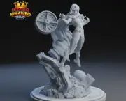 Polaris Resin Sculpture Statue Model Kit Marvel X-men Unpainted/Unassembled