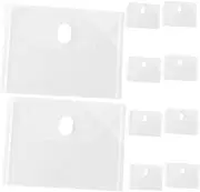 WEKADRIN 10 Pack Document Bag Filing Products Plastic Envelopes for Office School Files Travel Folder Closure