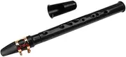 Parliky Saxophone 8-hole Mini Saxophone Portable Pocket Sax for Boys and Girls Adults Black Compact Music Instrument