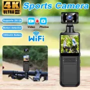 4K HD Pocket Action Camera 180° Rotation WiFi Vlog Camera Handheld Sports Cam