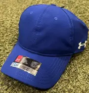 Under Armour Mens Zone Blank Front Adjustable Golf Hat One Size Royal Blue NEW!