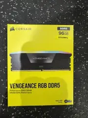 CORSAIR Vengeance RGB 96GB (2 x 48GB) 288-Pin PC RAM DDR5 6000 (PC5 48000) Deskt