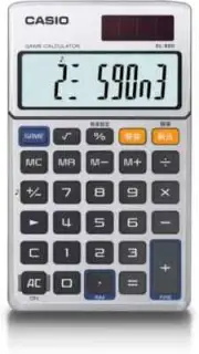CASIO Invader Game Calculator Dentaku LCD G&W Game Watch SL-880-N LSI FS Japan