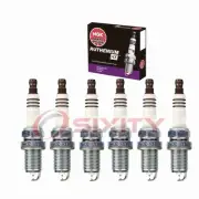 6 pcs NGK Ruthenium HX Spark Plugs for 2000-2012 Mitsubishi Eclipse 3.0L ji