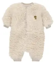 [The Animals Observatory] The Animals Observatory Baby Chihuahua faux fur onesie M 18 white