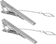 [WOFASHPURET] Business Formal Lapel Clip Formal Tie Stand Pins Display Rack Decoration Belt Bag for Mic Microphone Case Men's Tie Clip Clip Shoulder Pads for Bras Lapel Brooch Silver