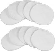 Beaupretty 10Pcs Washable Nursing Pads Extra Cotton Reusable Nipple Covers for Soft and Absorbent Breastfeeding Supplies for Pregnancy and Lactation