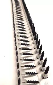 QTY 4000 Collated Plaster Board Screws 6Gx 25mm Phillips Countersunk Black