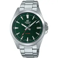 在飛比找ETMall東森購物網優惠-CASIO 卡西歐 EDIFICE 簡約運動風大三針手錶-綠