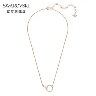 【SWAROVSKI 官方直營】Symbol 玫金色許願之手項鏈 交換禮物(Swarovski Symbolic)