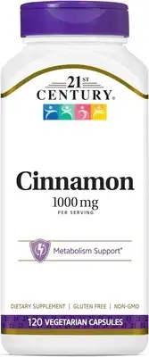 21st Century Cinnamon, 500mg, 120 Vegicaps