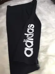 Adidas Normal Length "Tight" Mid Rise Pants Climalite Size XLarge Left-Leg-Logo