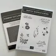 Stampin' Up! SOFTLY SOPHISTICATED Stamp Set & Embossing Folder Bundle Florals
