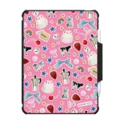 iPad Air 11-inch (M2/M3) Impact Folio Case Trinket Stickers - Pink