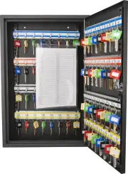 Barska 64 Key Safe Storage Box Wall Mount Cabinet With Key Lock CB12486