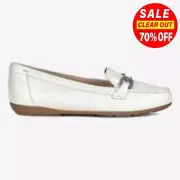 Geox Annytah Slip On Waterproof Designer Breathable Shoes White