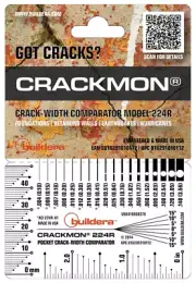 CRACKMON® 224R Crack Width Comparator Gauge (ACI 224R-01 Compliant)