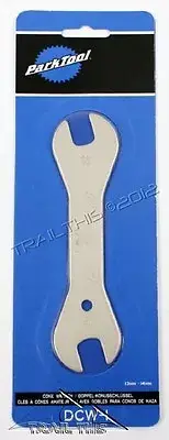 Park Tool DCW-1 Double Ended Cone Wrench 13.0mm & 14.0mm DCW1 Bicycle Repair