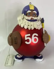 Department 56 Touchdown Santa New Minnesota Vikings Vintage Collectable