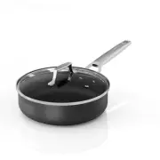 MsMk 3.0 Quart Nonstick Deep Frying with Lid, 9.5 Inch Titanium and Ceramic N...
